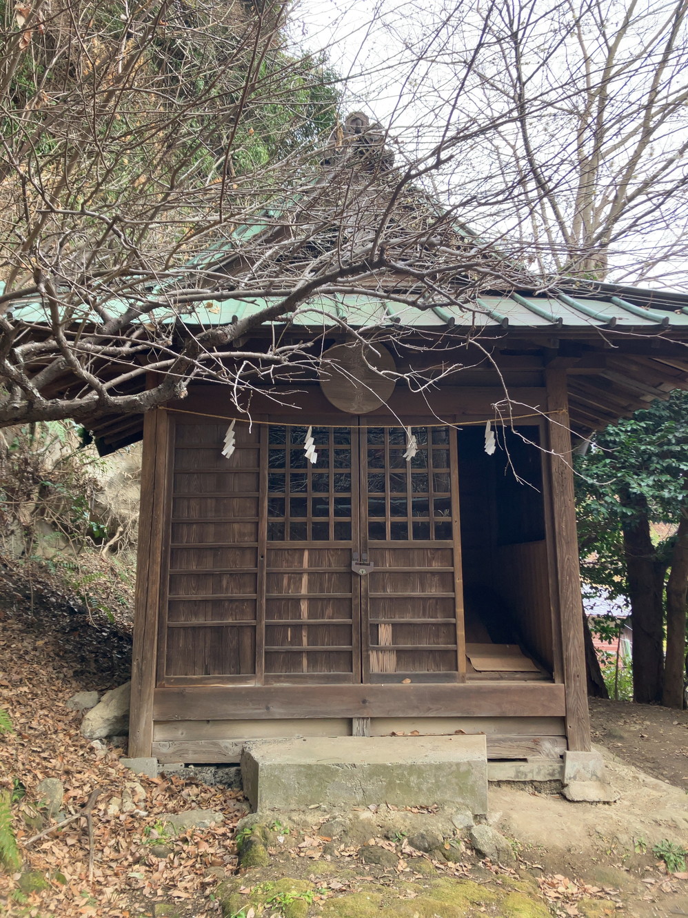 こちらが本殿。と言っても先述の通りご神体は現在鎌倉国宝館にあります