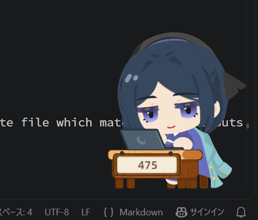 これは特に関係なく最近流行りのキャラ屋にさっそく乗ってみた図。かわいすぎる