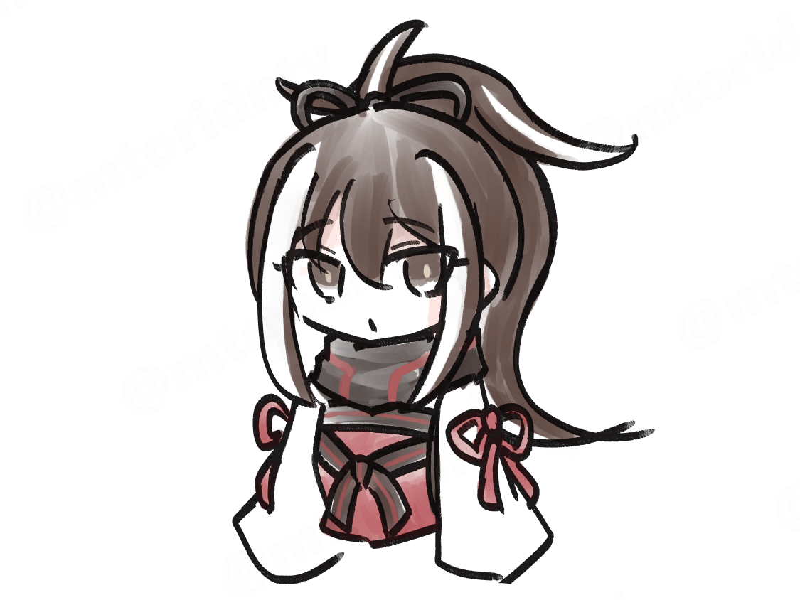 これはなんとなく描いたかんたん彦斎さん。（描き下ろしに）選ばれなければ選べばいいらしいですよ